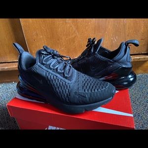 Nike Women’s Triple Black Air Max 270s